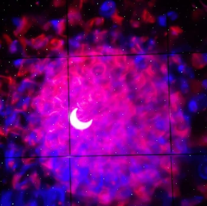 USB-Projektionslampe, LED-Gypsophila-Laserlicht, buntes rotierendes Nachtlicht, US/EU-Stecker – Bild 7