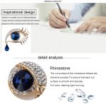 Modische Engelstränen-Brosche mit Diamant-Wimpern-Corsage – Bild 6