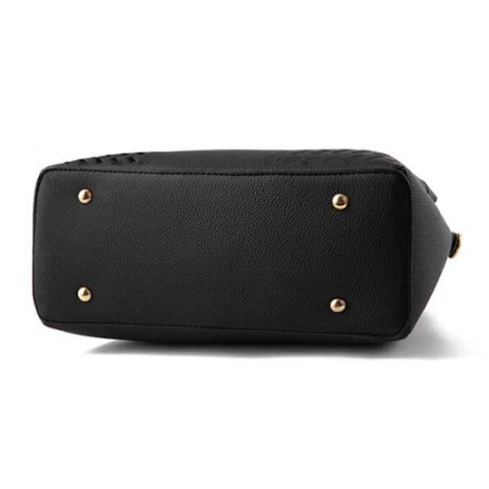 Mode Frauen Quaste PU Leder Stickerei Umhängetasche Schultertasche Einfachen Stil Handtaschen – Bild 6