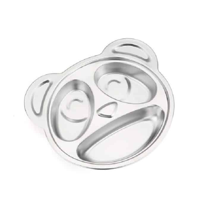 Kinder-Haushalts-Edelstahl-Gitter-Cartoon-Essteller, Dinner Plate – Bild 5