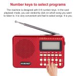 3 PCS HABONG KK170 Tragbarer 21 Bands FM / AM / SW-Radio Wiederaufladbare Funkempfänger Lautsprecher, Unterstützungs-USB / TF-Karte / MP3-Player – Bild 7