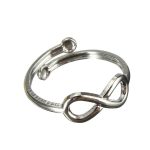 Acht Design, einfacher Glücks-Zehenring aus Metall, Strandschmuck für Frauen