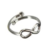 Acht Design, einfacher Glücks-Zehenring aus Metall, Strandschmuck für Frauen – Bild 3