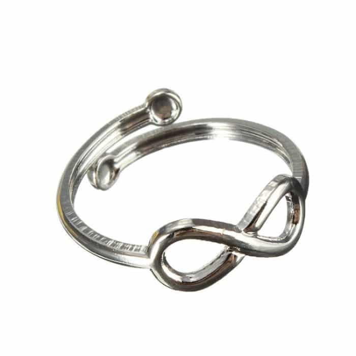 Acht Design, einfacher Glücks-Zehenring aus Metall, Strandschmuck für Frauen – Bild 3