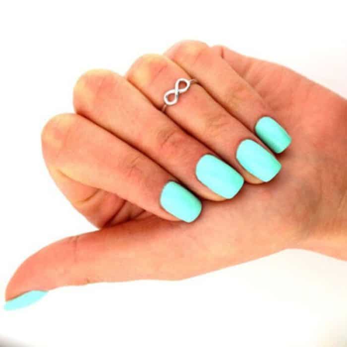 Acht Design, einfacher Glücks-Zehenring aus Metall, Strandschmuck für Frauen – Bild 6