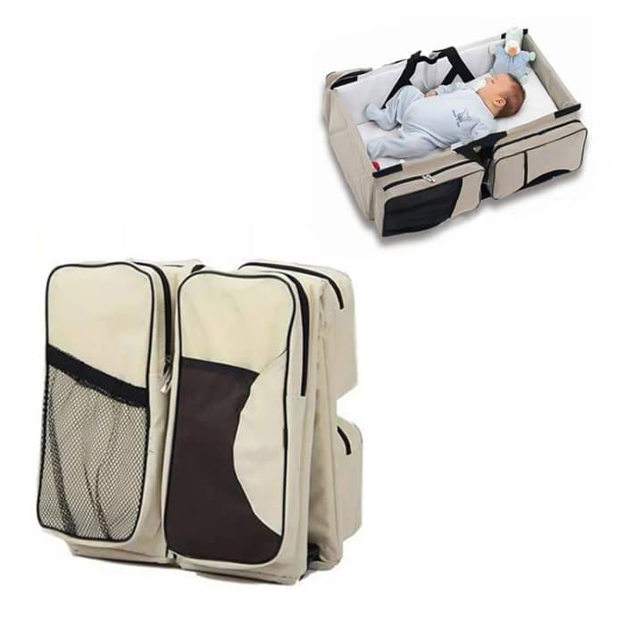 TBD0288623101A.jpg Tragbare Reise-Mumien-Packtasche für Neugeborene, faltbar, für das Bett – Bild 1