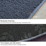 KSolid Runder Teppich, weiche Fleece-Matte, rutschfester Teppich für Kinderzimmer, Fußmatten, Diameter: 80cm – Bild 4