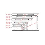 Wasser- und staubdichte Universal-Schutzabdeckung für Outdoor-TVs, 20-24 inch, 30-32 inch, 36-38 inch, 40-42 inch, 46-48 inch, 50-52 inch, 52-55 inch, 58-60 inch – Bild 9