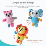 Baby Kinderwagen Cartoon Tier Anhänger Wiege Ornament Hängende Rassel – Bild 4