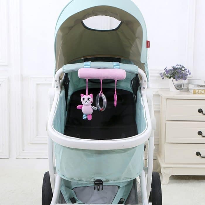 Baby Kinderwagen Cartoon Tier Anhänger Wiege Ornament Hängende Rassel – Bild 8