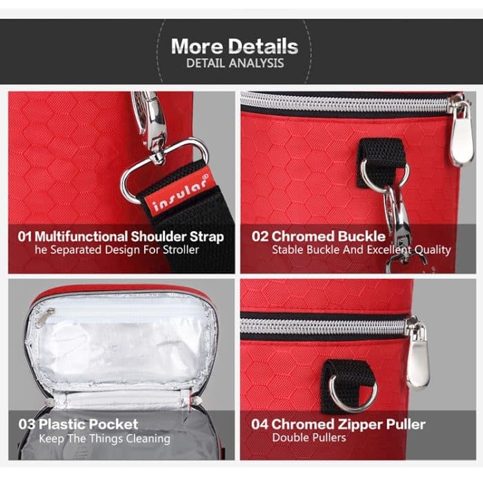 Babyflaschen-Isoliertaschen, Babywindel, Kinderwagen, Kühler, Wickeltaschen – Bild 8