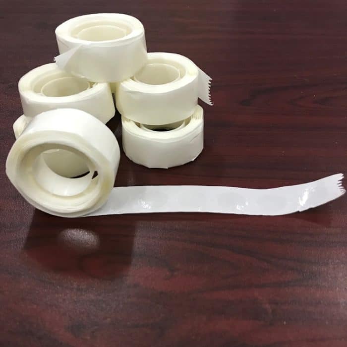 5 Rollen kleiner doppelseitiger Klebeballon, abnehmbares, nicht abfärbendes Klebeband, 100 Kapseln – Bild 5