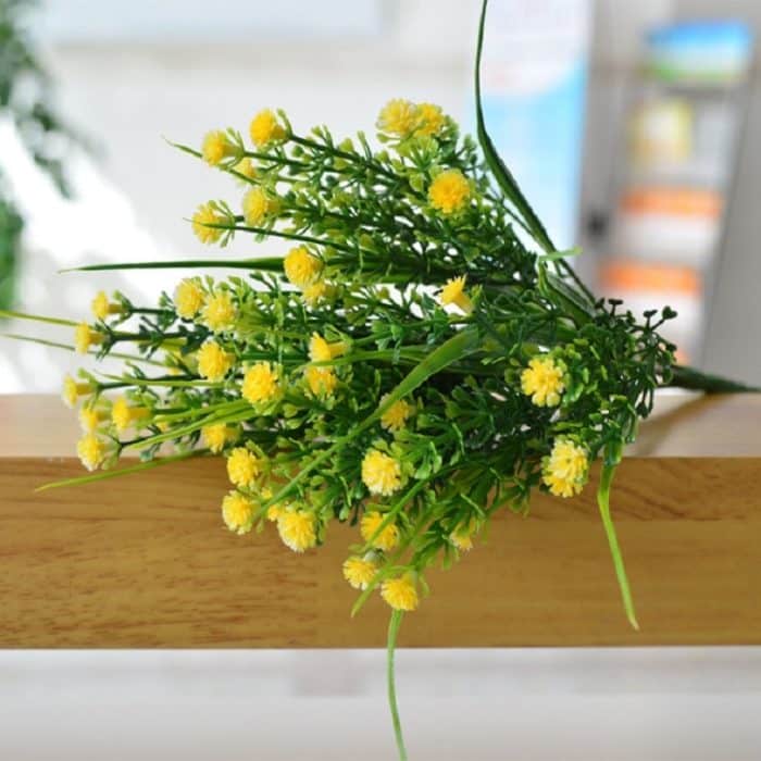 5 Zweige Simulation Kunststoff Sternenrose Simulation Blumenstrauß Home Dekoration Blume – Bild 2