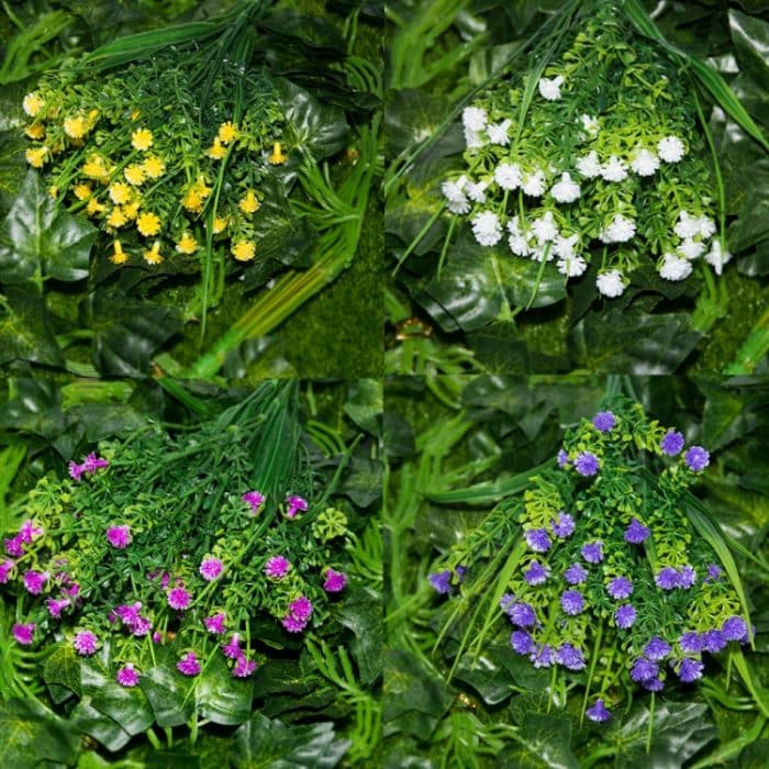 5 Zweige Simulation Kunststoff Sternenrose Simulation Blumenstrauß Home Dekoration Blume – Bild 4