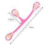 3 PCS Kunststoff Drei-Haken-Babyklauenschnalle mit kleiner Klaue Zufällige Farblieferung – Bild 2