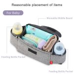 Baby Kinderwagen Taschen Große Kapazität Mumie Windel Tasche Multifunktions Reise Windel Tasche Mutterschaft Pflege Hängende Lagerung Tasche – Bild 4