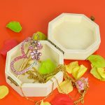 Achteckige Schmuckveredelung, Aufbewahrung, Holzkiste, Verpackung, Geschenkbox – Bild 4