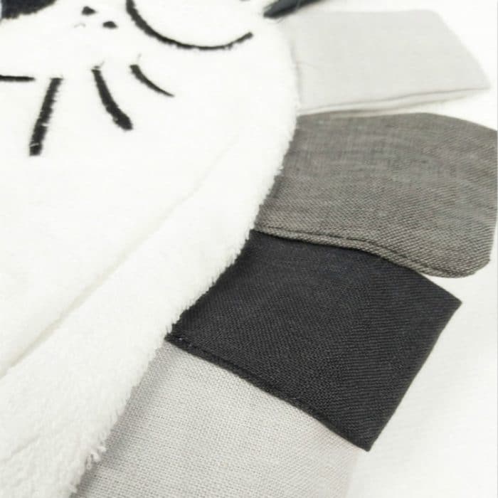 Baby Badetuch Baumwolle Kapuzenhandtuch One Piece Solid Löwe Kinderhandtuch Kapuzendecke Säuglingszubehör – Bild 4