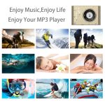 IPX8 Wasserdichter MP3-Musikplayer zum Schwimmen, Tauchen, Sport, mit Clip und Kopfhörer, unterstützt FM, 4GB, 8GB – Bild 6