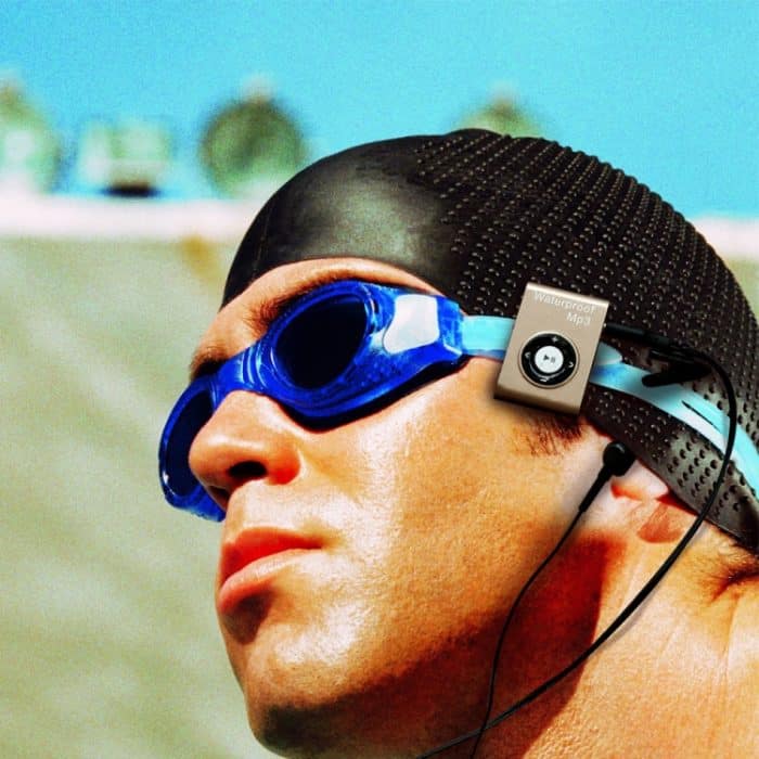 IPX8 Wasserdichter MP3-Musikplayer zum Schwimmen, Tauchen, Sport, mit Clip und Kopfhörer, unterstützt FM, 4GB, 8GB – Bild 7