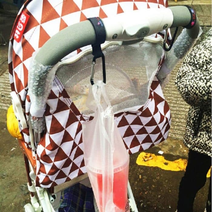 5 PCS Universal Kinderwagenhaken Kinderwagenzubehör – Bild 7