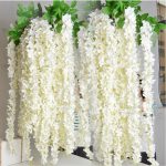 10 PCS 1M Simulation Orchideen String Hochzeit Arrangement Blumenstreifen Bühnendekoration Lieferungen – Bild 4