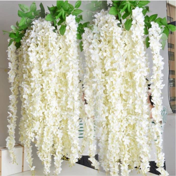 10 PCS 1M Simulation Orchideen String Hochzeit Arrangement Blumenstreifen Bühnendekoration Lieferungen – Bild 4