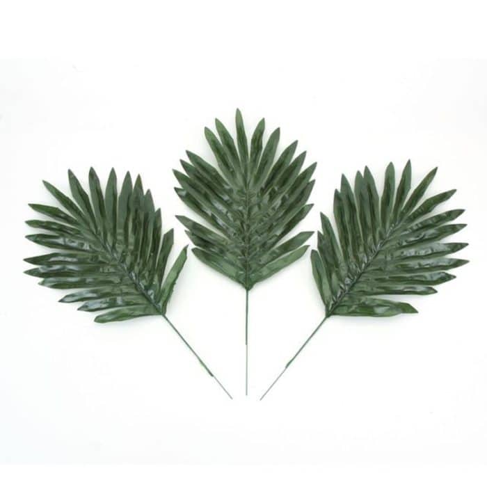 12 PCS künstliche gefälschte Monstera Palme grünes Plastikblatt – Bild 5