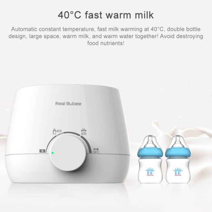 Universal Baby Feeding Doppelflaschensterilisator Babynahrung Milch Electric Warmer Heater 220V – Bild 9