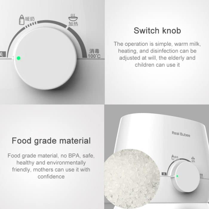 Universal Baby Feeding Doppelflaschensterilisator Babynahrung Milch Electric Warmer Heater 220V – Bild 10