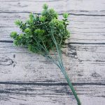 6 Zweige Simulation Pflanze Guanyin Gras Nachahmung Kunststoff Blume Home Plant Dekoration – Bild 6