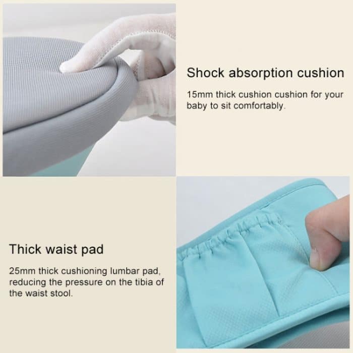 Taillengürtel Babytrage Taillenhocker Walkers Baby Sling Hold Taillengürtel Rucksack – Bild 3