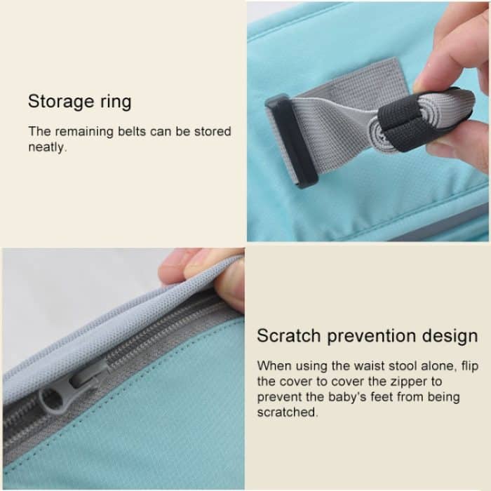 Taillengürtel Babytrage Taillenhocker Walkers Baby Sling Hold Taillengürtel Rucksack – Bild 4
