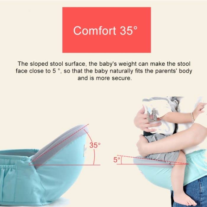 Taillengürtel Babytrage Taillenhocker Walkers Baby Sling Hold Taillengürtel Rucksack – Bild 6