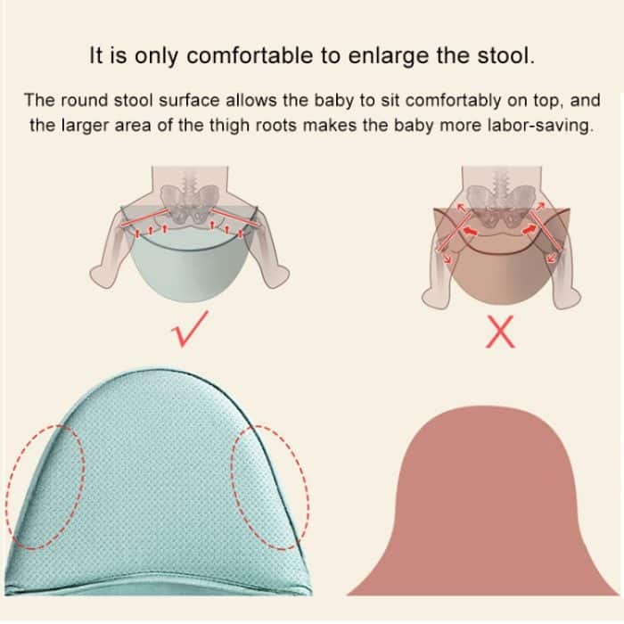 Taillengürtel Babytrage Taillenhocker Walkers Baby Sling Hold Taillengürtel Rucksack – Bild 7