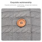 Warmer, weicher Baumwoll-Strickumschlag-Schlafsack für Neugeborene – Bild 5