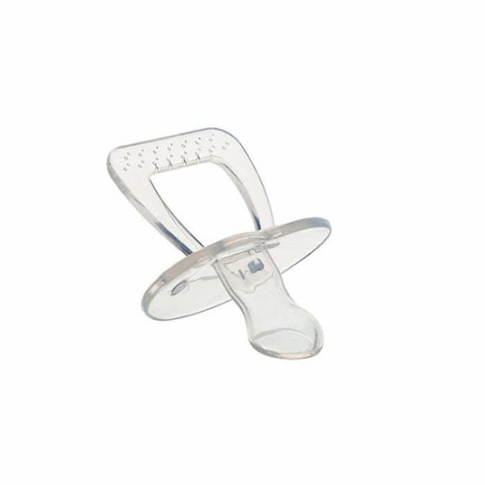 Baby Products Vollsilikon-Schnuller mit rundem Daumen und rundem Kopf, transparent, Thumb, Round Head – Bild 1