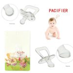 Baby Products Vollsilikon-Schnuller mit rundem Daumen und rundem Kopf, transparent, Thumb, Round Head – Bild 4