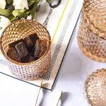 Barock Stil Glas Wattestäbchen Box Multifunktions-Aufbewahrungseimer Zahnstocherhalter Transparente Schmuck Aufbewahrungsbox – Bild 7