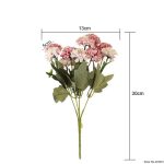 Künstliche Blumenkugel Chrysantheme Heimdekoration Hochzeitsstrauß Blumenpflanze Fake Flower – Bild 7