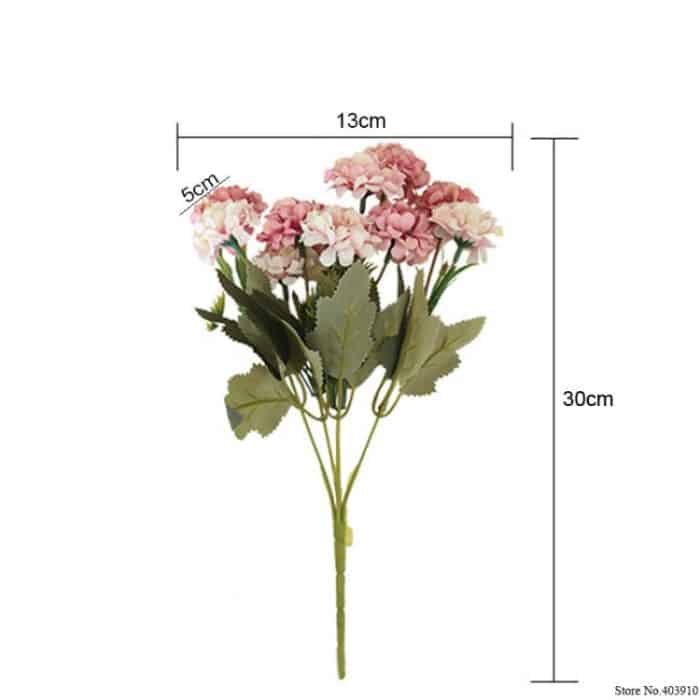 Künstliche Blumenkugel Chrysantheme Heimdekoration Hochzeitsstrauß Blumenpflanze Fake Flower – Bild 7