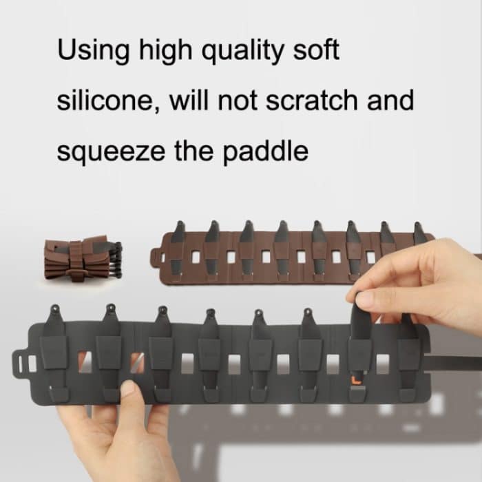 Sunnylife MM3-SN443 für Mini 3 Pro Propellerblätter + faltbare Aufbewahrungstasche aus Silikon, Tricolor+Gray Bag, Tricolor+Brown Bag – Bild 6