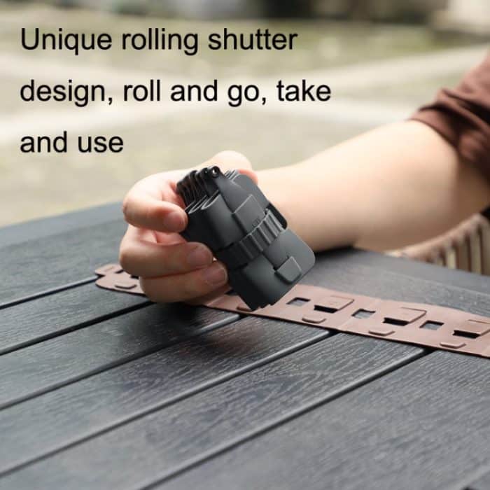 Sunnylife MM3-SN443 für Mini 3 Pro Propellerblätter, faltbare Silikon-Aufbewahrungstasche, Gray Bag, Brown Bag – Bild 5