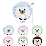 Igel Silikon Schnuller Baby Beißring Mutter und Baby liefert kreatives Säuglingsbackenspielzeug – Bild 2