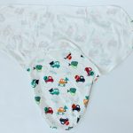 Frühling Sommer Baumwolle Baby Säugling Taschen Handtücher Schlafsäcke Gestrickte Tuch Kappe Set, S (50x70 CM), L (60x75 CM) – Bild 4