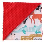 Baumwoll-Cartoon-Baby-Trösterdecke, waschbare Trolley-Abdeckungsdecke – Bild 3