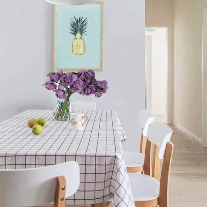 5 Stück Kunststoff handgefertigt DIY Hochzeit Schaum Blume Kopf Simulation Blumenstrauß Blume Staubblatt – Bild 5