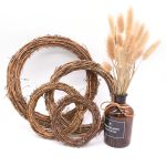 2 Stück Baumrebe Weihnachtskranz DIY Rattan Gartendekoration Rattan Fensterdekoration, 10CM, 15CM, 20CM, 25CM, 30CM – Bild 7