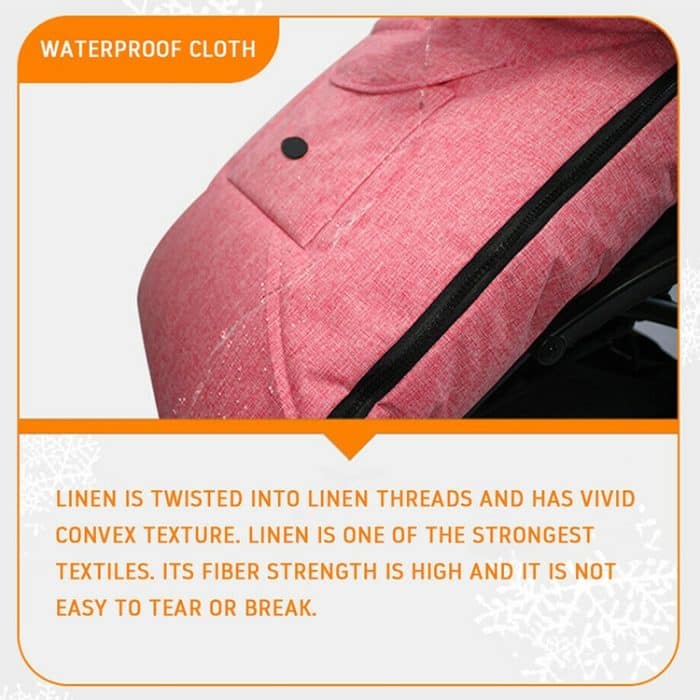 Kinderwagen-Schlafsack, Herbst und Winter, winddicht, warme Fußabdeckung für Kinderwagen – Bild 4