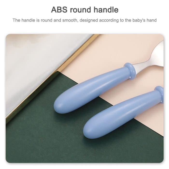 3 Teile/satz 304 Edelstahl Löffel und Gabel Box Niedlichen Baby Kindergarten Geschirr Set – Bild 5